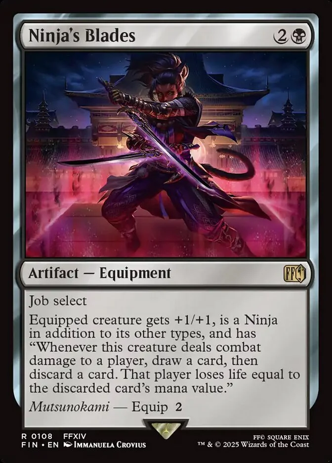 Ninja's Blades 「FIN/108」「EN」