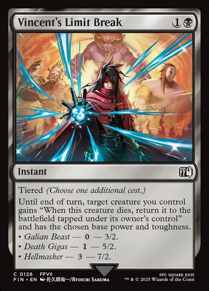 Vincent's Limit Break 「FIN/126」「EN」