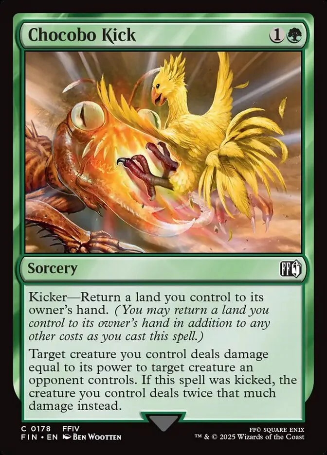 Chocobo Kick 「FIN/178」「EN」