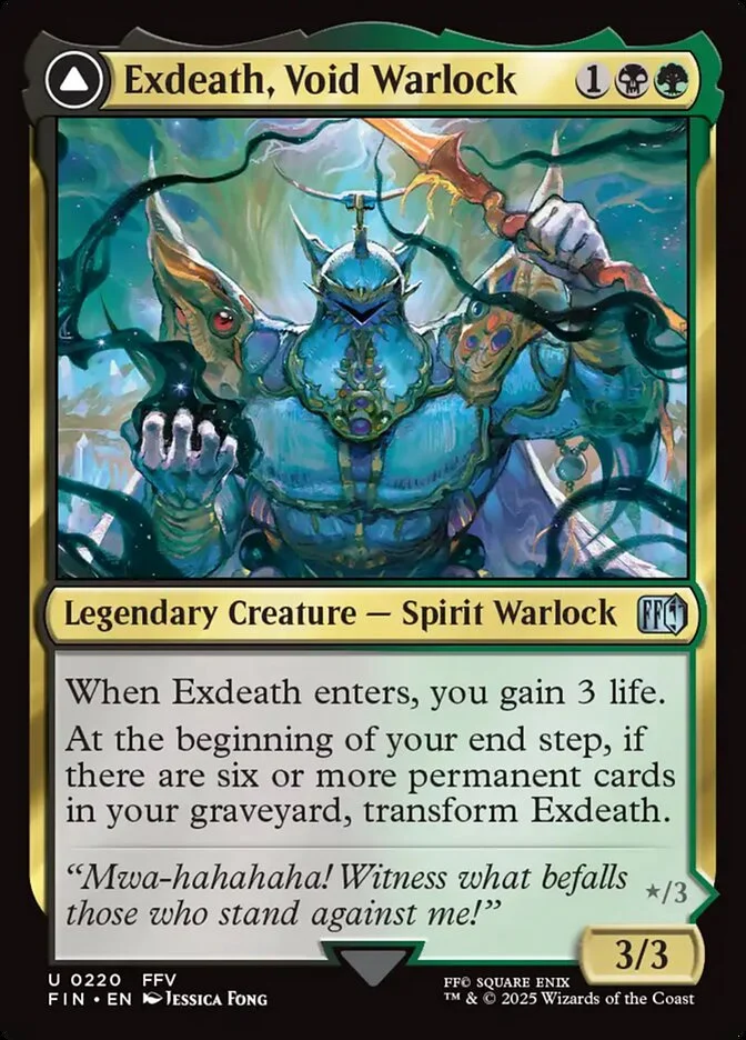 Exdeath, Void Warlock // Neo Exdeath, Dimension's End 「FIN/220」「EN」