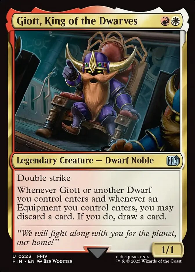 Giott, King of the Dwarves 「FIN/223」「EN」