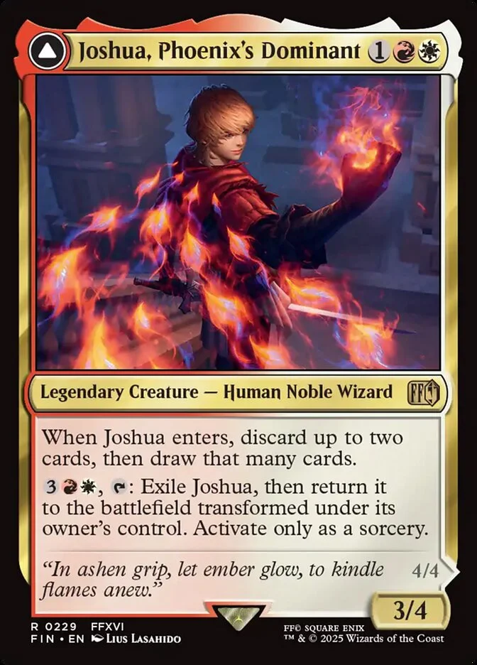 Joshua, Phoenix's Dominant // Phoenix, Warden of Fire 「FIN/229」「EN」