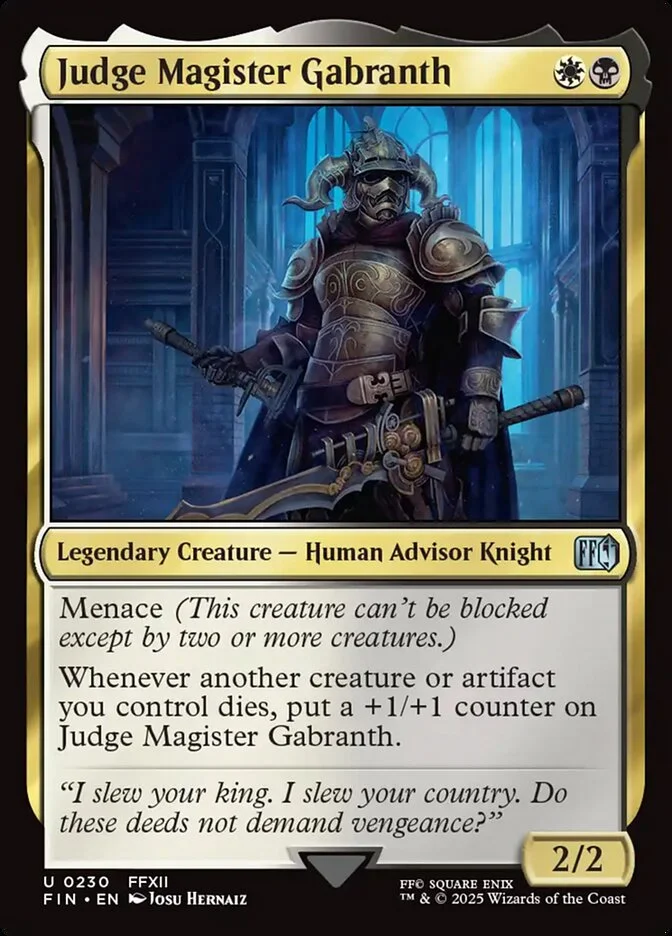 Judge Magister Gabranth 「FIN/230」「EN」