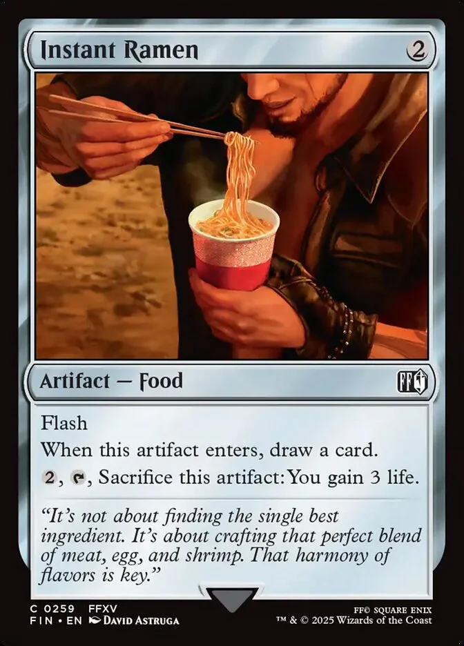 Instant Ramen 「FIN/259」「EN」