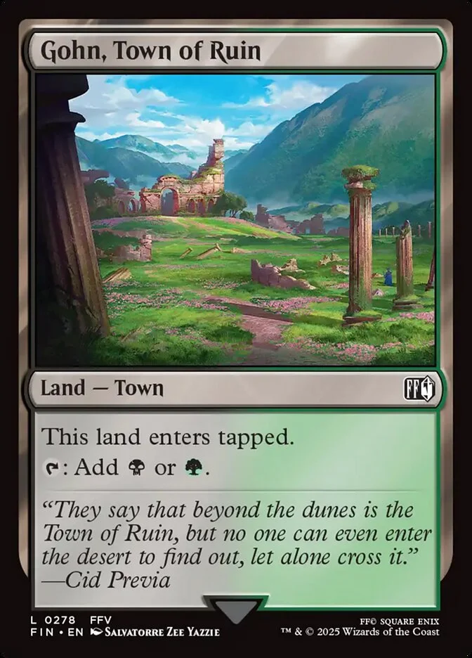 Gohn, Town of Ruin 「FIN/278」「EN」