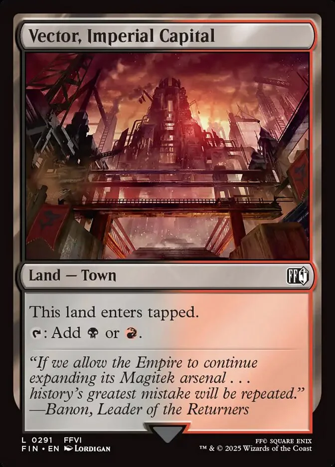 Vector, Imperial Capital 「FIN/291」「EN」