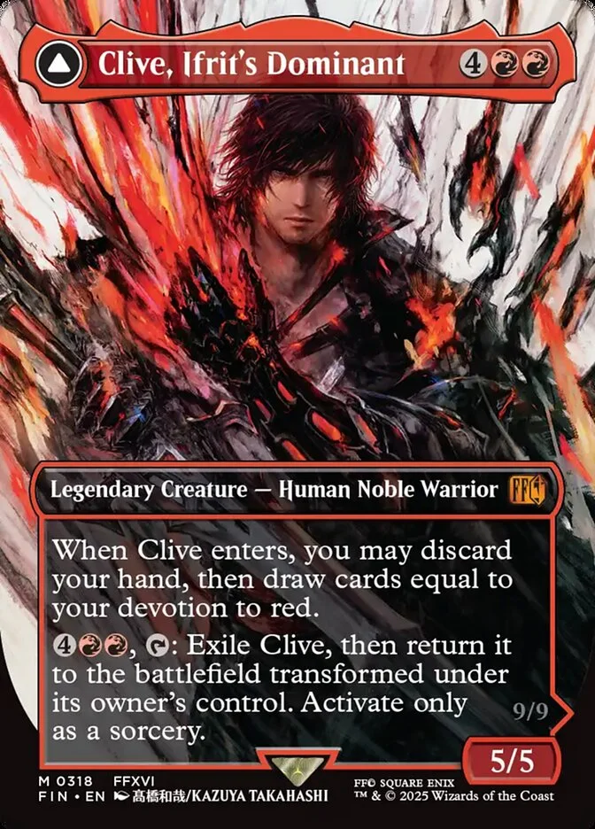 Clive, Ifrit's Dominant // Ifrit, Warden of Inferno 「FIN/318」「EN」