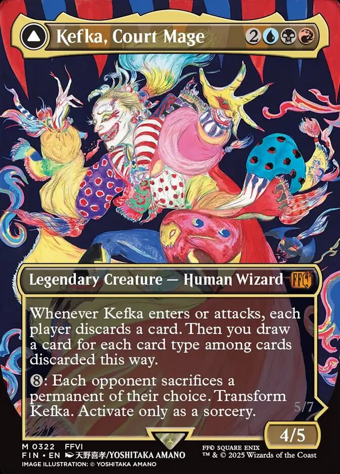 Kefka, Court Mage // Kefka, Ruler of Ruin 「FIN/322」「EN」