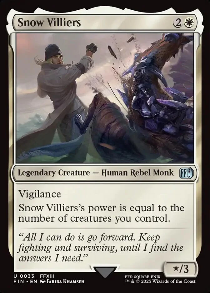 Snow Villiers 「FIN/33」「EN」