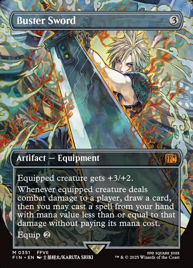 Buster Sword 「FIN/351」「EN」