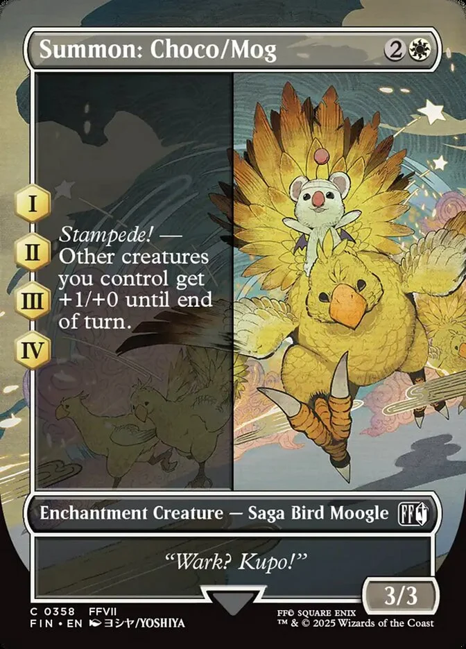 Summon: Choco/Mog 「FIN/358」「EN」