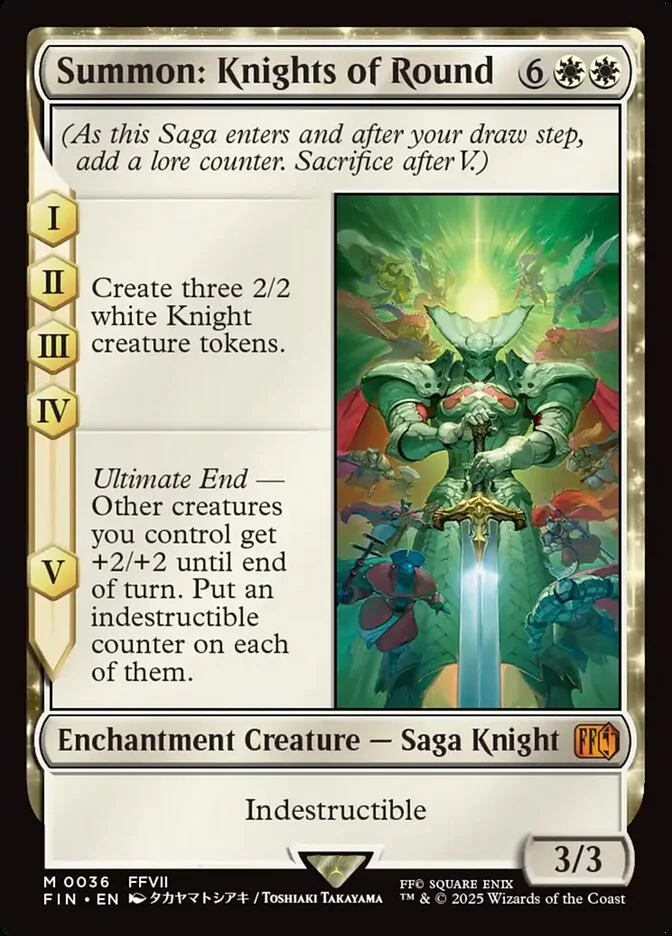 Summon: Knights of Round 「FIN/36」「EN」