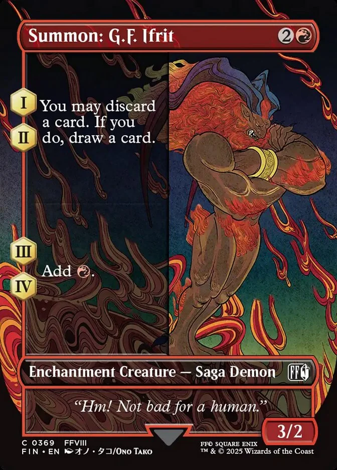 Summon: G.F. Ifrit 「FIN/369」「EN」