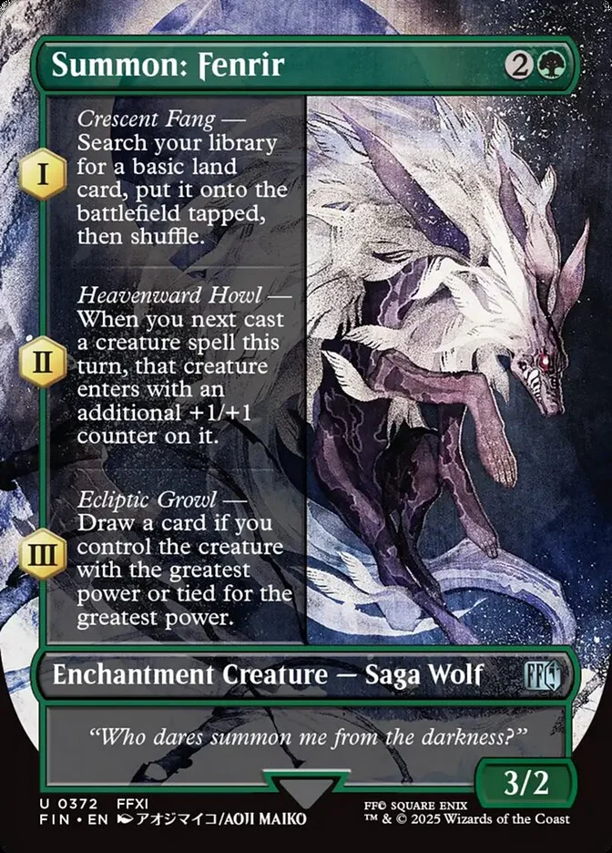 Summon: Fenrir 「FIN/372」「EN」
