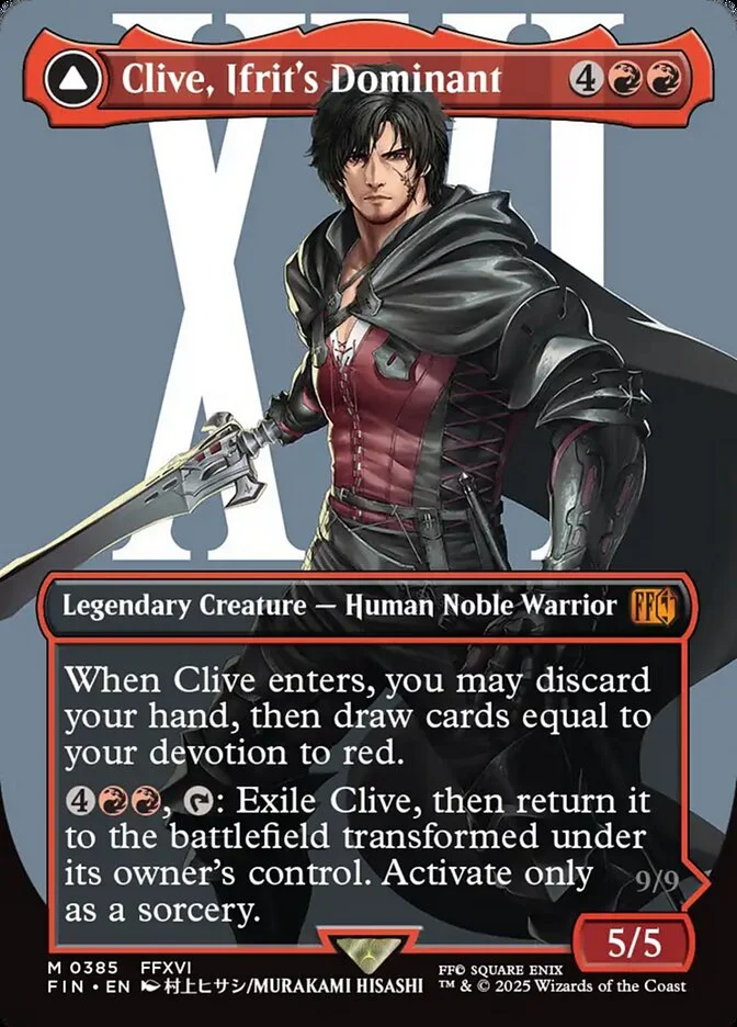 Clive, Ifrit's Dominant // Ifrit, Warden of Inferno 「FIN/385」「EN」