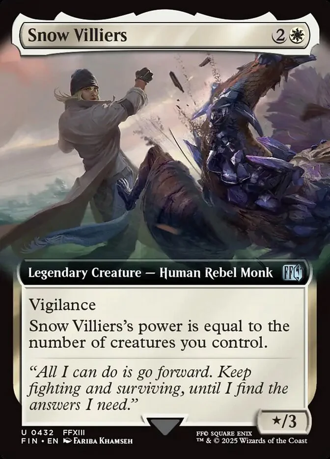 Snow Villiers 「FIN/432」「EN」