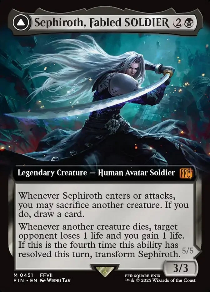 Sephiroth, Fabled SOLDIER // Sephiroth, One-Winged Angel 「FIN/451」「EN」