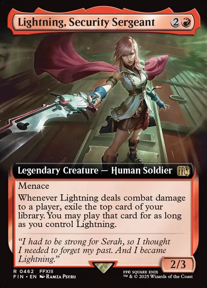 Lightning, Security Sergeant 「FIN/462」「EN」