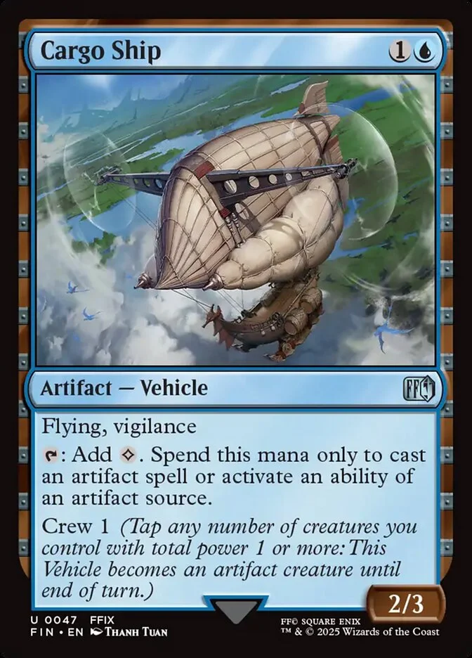 Cargo Ship 「FIN/47」「EN」
