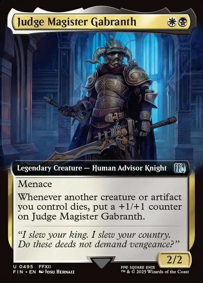 Judge Magister Gabranth 「FIN/495」「EN」