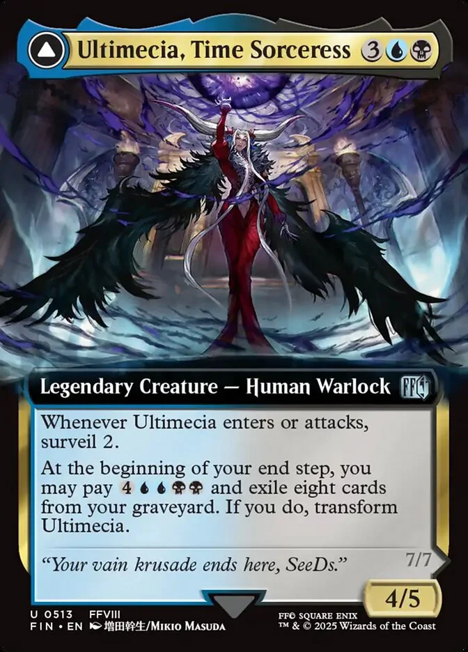 Ultimecia, Time Sorceress // Ultimecia, Omnipotent 「FIN/513」「EN」