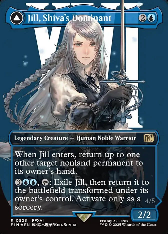 Jill, Shiva's Dominant // Shiva, Warden of Ice 「FIN/523」「EN」