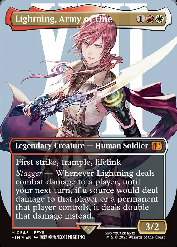 Lightning, Army of One 「FIN/545」「EN」