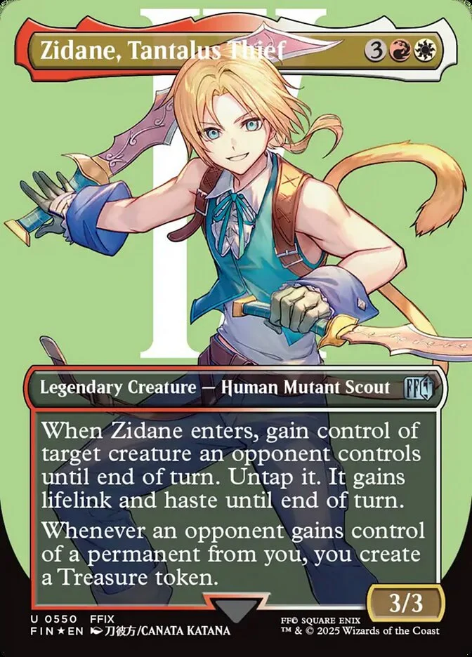 Zidane, Tantalus Thief 「FIN/550」「EN」