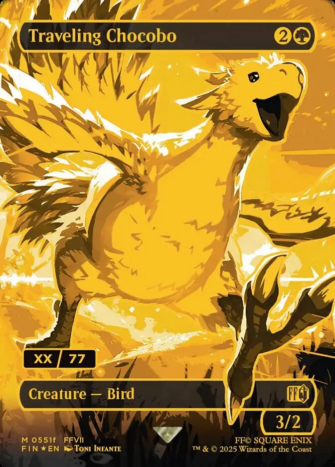 Traveling Chocobo 「FIN/551f」「EN」