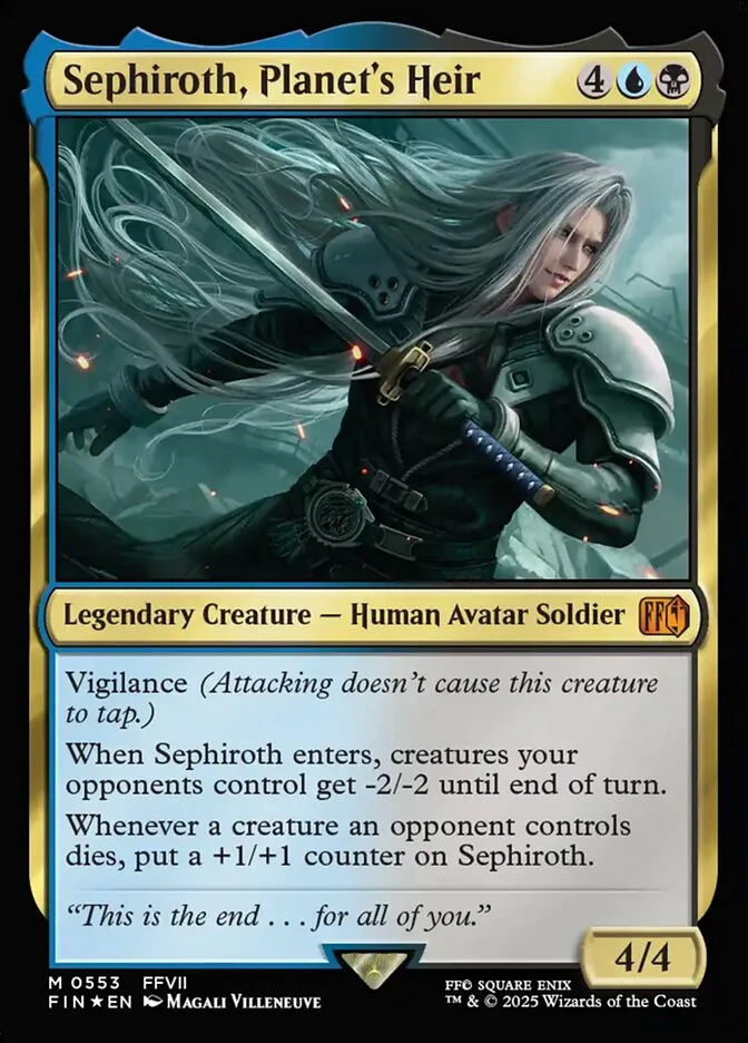 Sephiroth, Planet's Heir 「FIN/553」「EN」