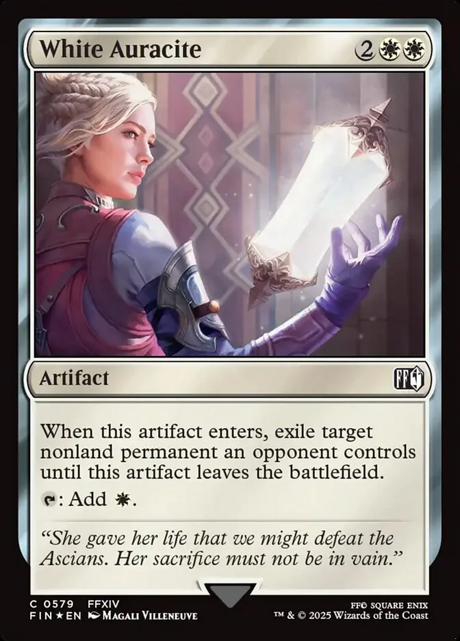 White Auracite 「FIN/579」「EN」