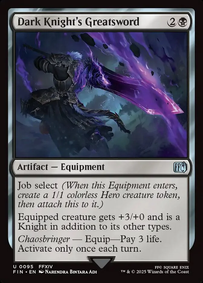 Dark Knight's Greatsword 「FIN/95」「EN」