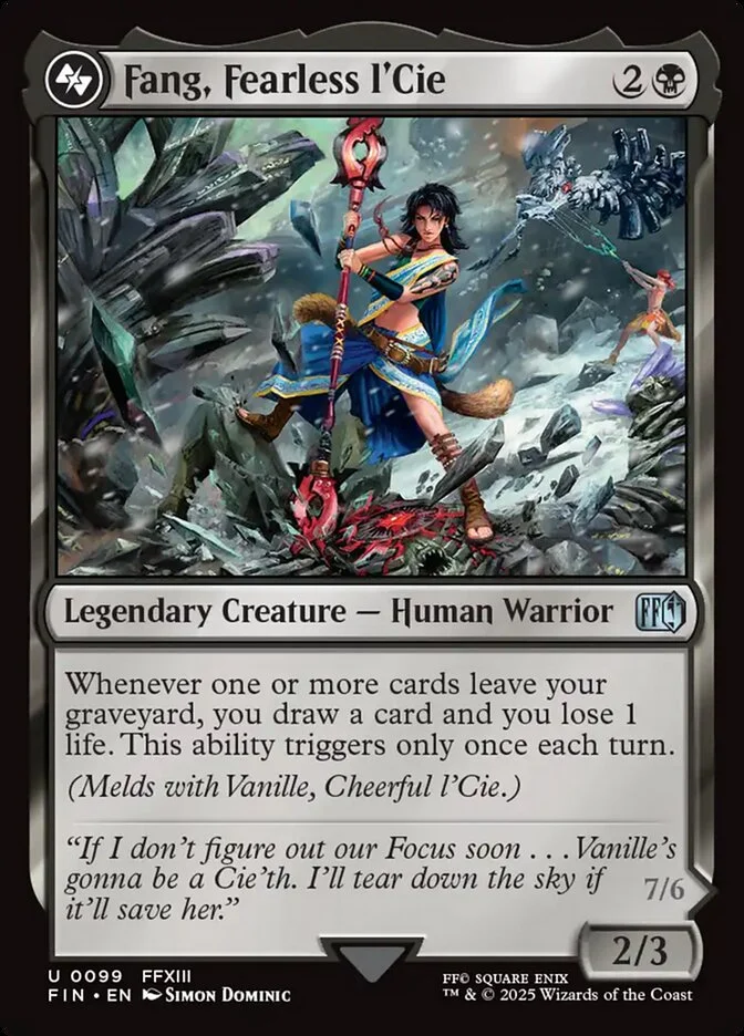 Fang, Fearless l'Cie 「FIN/99」「EN」