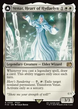 Venat, Heart of Hydaelyn // Hydaelyn, the Mothercrystal #39 · Magic: The Gathering