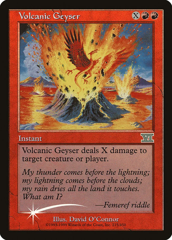 Volcanic Geyser 「FNM/4」「EN」