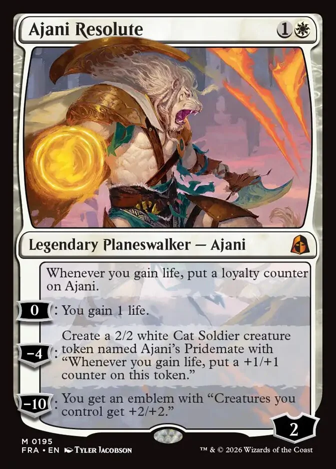 Ajani Resolute 「FRA/195」「EN」