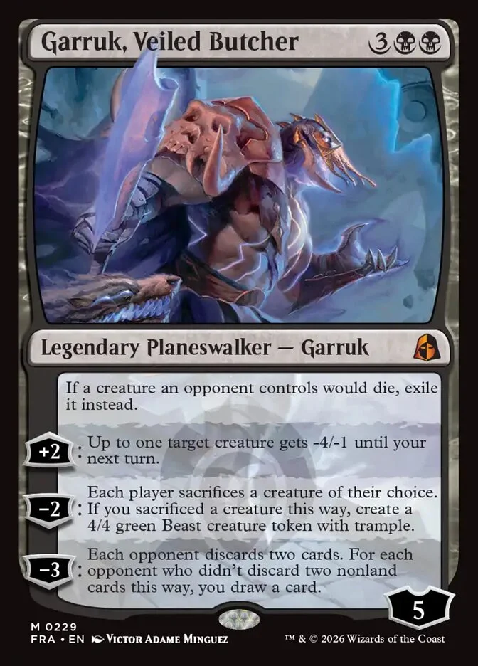 Garruk, Veiled Butcher 「FRA/229」「EN」