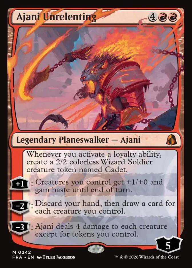 Ajani Unrelenting 「FRA/242」「EN」