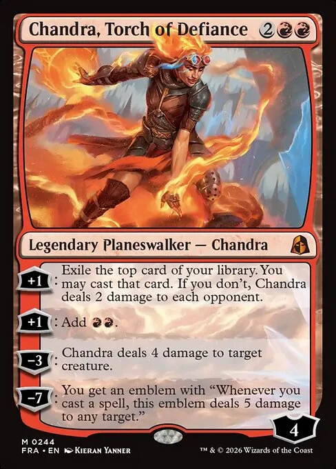 Chandra, Torch of Defiance 「FRA/244」「EN」