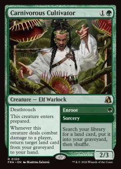Carnivorous Cultivator // Enroot #100 · Magic: The Gathering