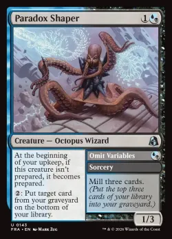 Paradox Shaper // Omit Variables 「FRA/143」「EN」