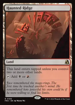 Haunted Ridge #180 · Magic: The Gathering