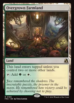 Overgrown Farmland #185 · Magic: The Gathering