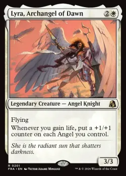 Lyra, Archangel of Dawn #201 · Magic: The Gathering
