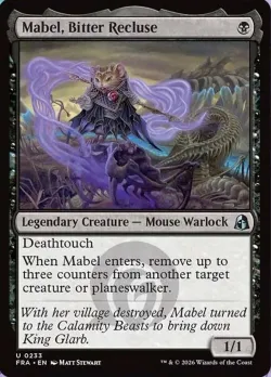 Mabel, Bitter Recluse #233 · Magic: The Gathering