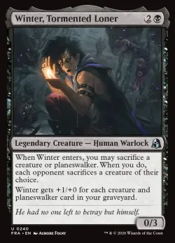 Winter, Tormented Loner #240 · Magic: The Gathering