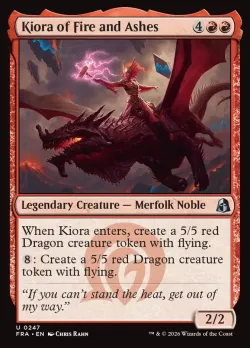 Kiora of Fire and Ashes #247 · Magic: The Gathering
