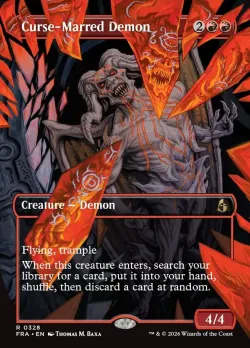 Curse-Marred Demon #328 · Magic: The Gathering