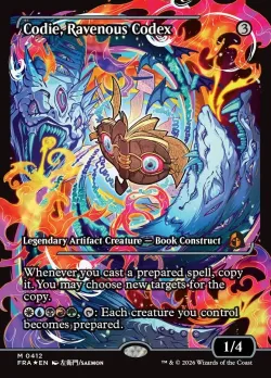 Codie, Ravenous Codex #412 · Magic: The Gathering