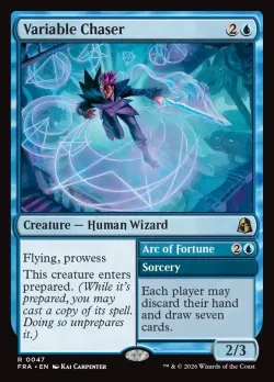 Variable Chaser // Arc of Fortune #47 · Magic: The Gathering